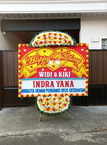 Papan Bunga Pernikahan duri kepa